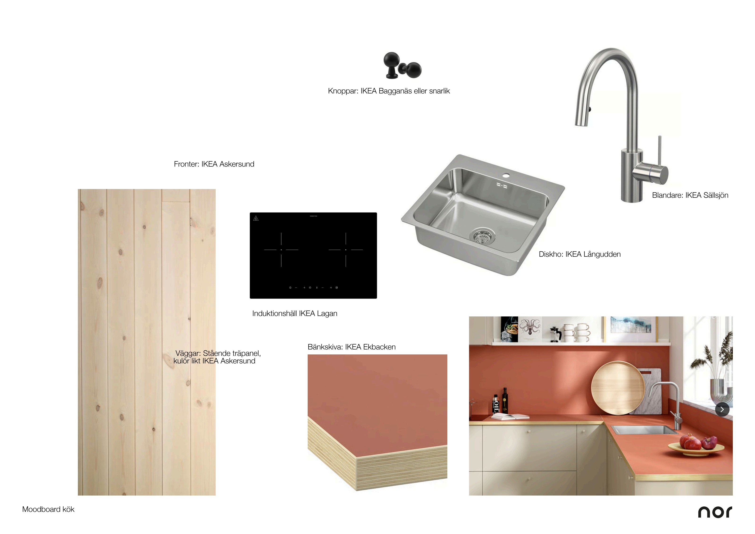 Moodboard kök