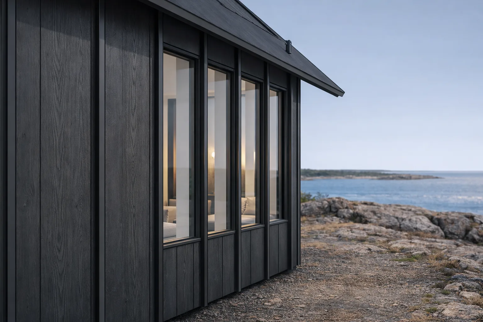 Nor Cabin vid havet